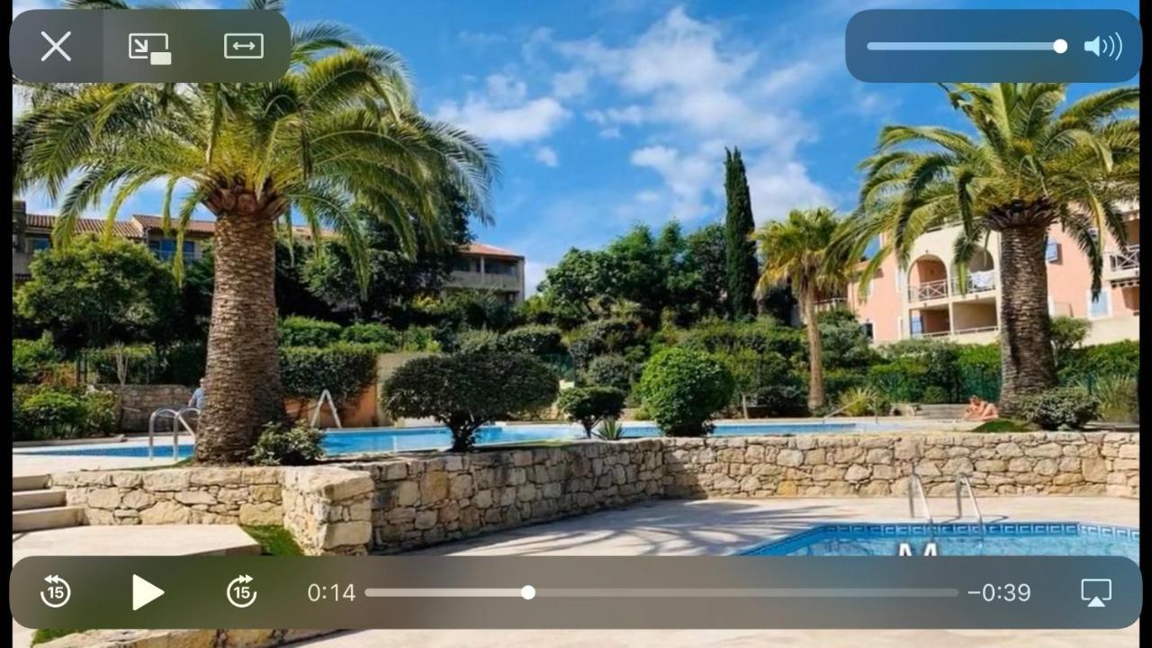 2P Terrasse Vue Piscine Et Jardin Tropical La Croix Valmer Exteriör bild