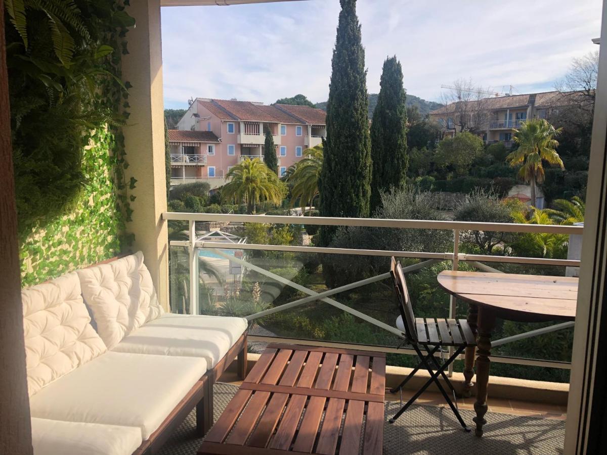 2P Terrasse Vue Piscine Et Jardin Tropical La Croix Valmer Exteriör bild